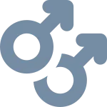 Mars Double SVG Icon